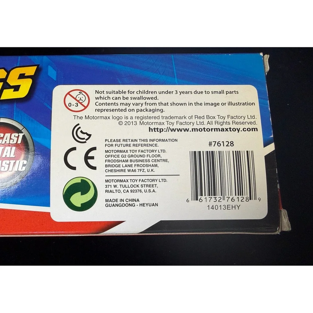 Motor Max Big Rigs Toyland Fleet Farm 2013 Die-Cast Semi Truck‎ No. 76128 Blue